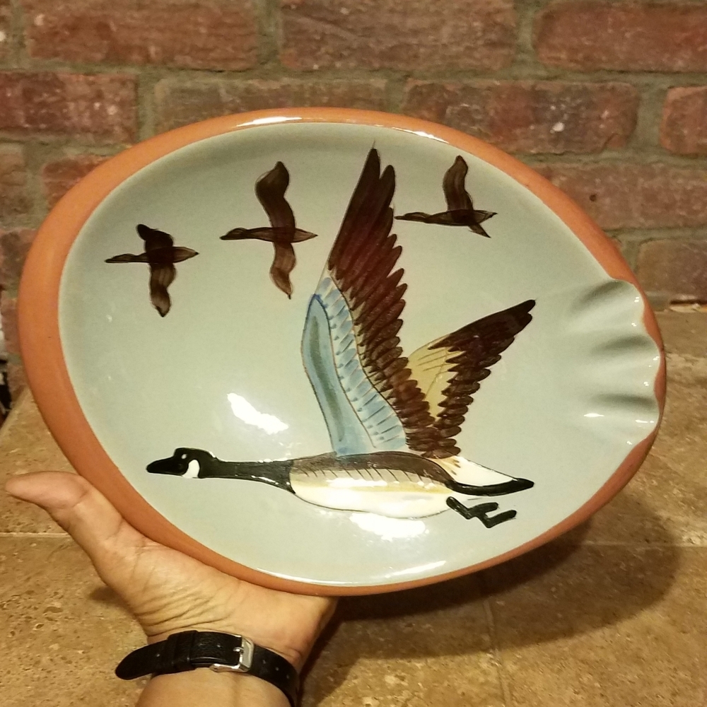 Vintage Stangl Pottery Mallard Ceramic Ashtray